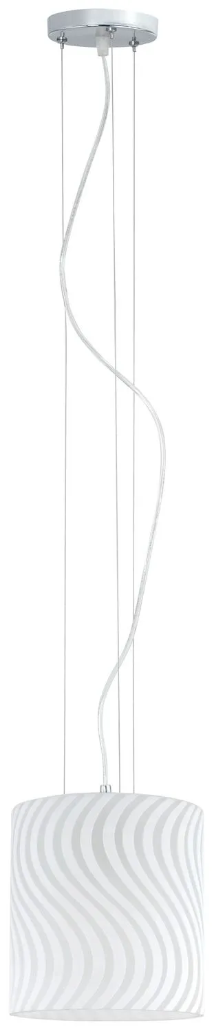 Paulmann Living Carvu Pendelleuchte 1x25W Sparlampe E27 Chrom/Opal/Satin 230V Metall/Glas