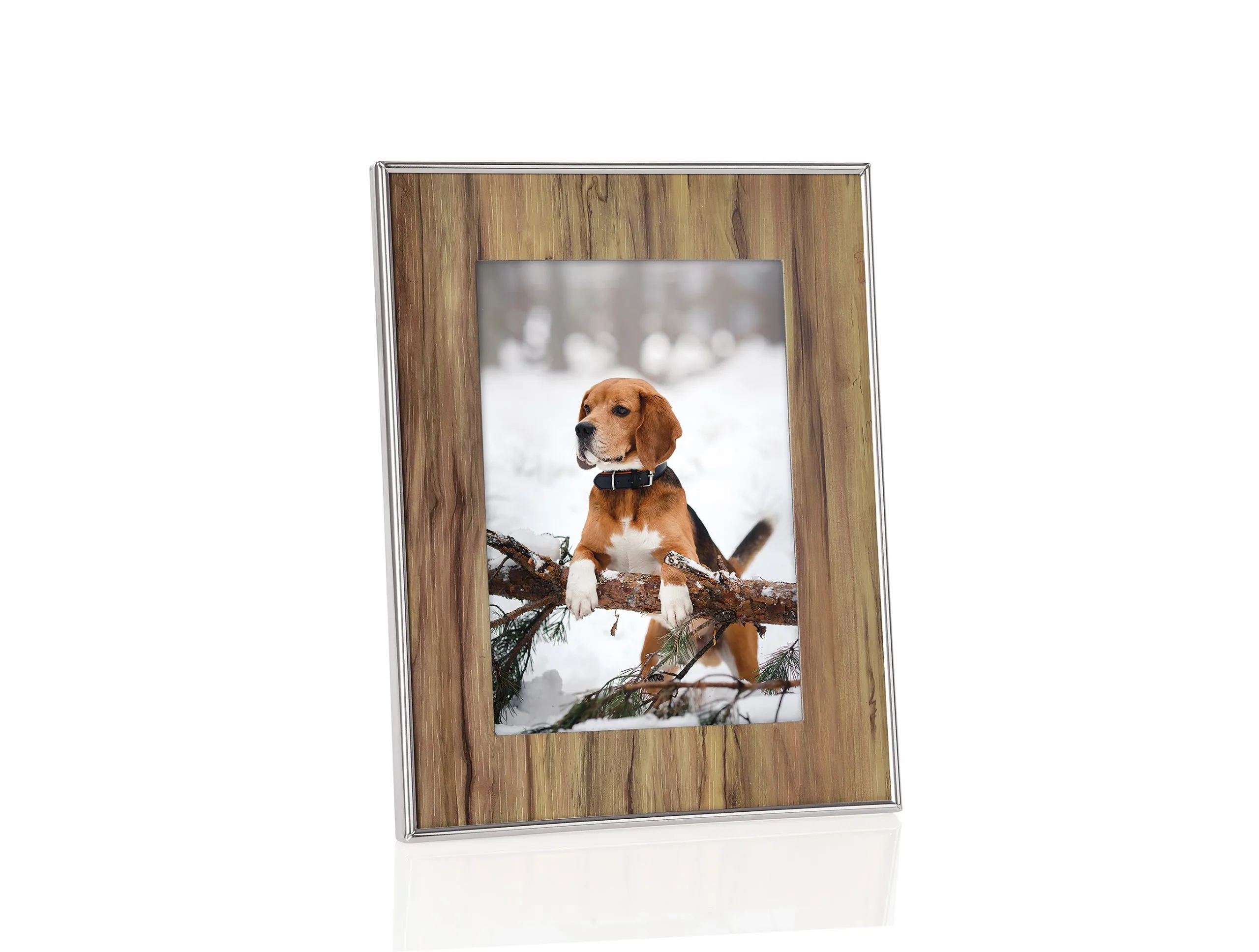 Bilderrahmen Metall-Holz 15x20cm