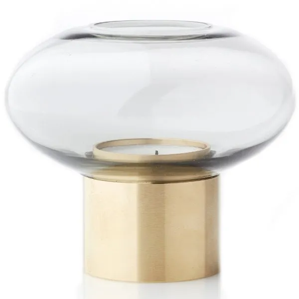 Applicata Teelichthalter Mush Grey (S)