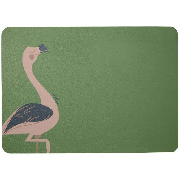 Asa Tischset Coppa Kids Flamingo Fiona Grün (46x33cm)