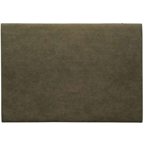 Asa Tischset Vegan Leather Khaki (46x33cm)