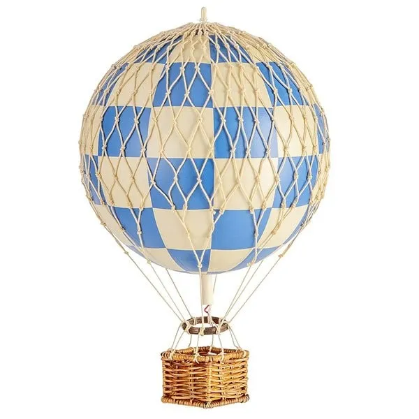 Authentic Models Ballon Travel Light Check Blau (18cm)