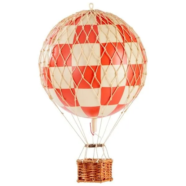 Authentic Models Ballon Travel Light Check Rot (18cm)