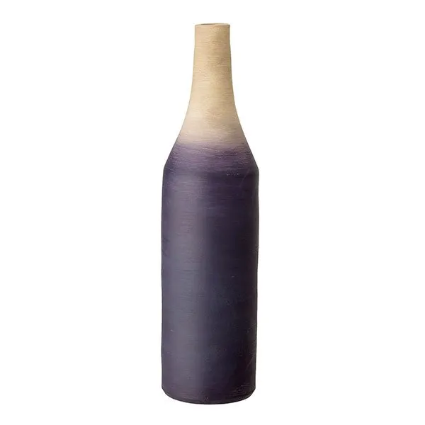 Bloomingville Deco-Vase Terracotta Blau-Beige