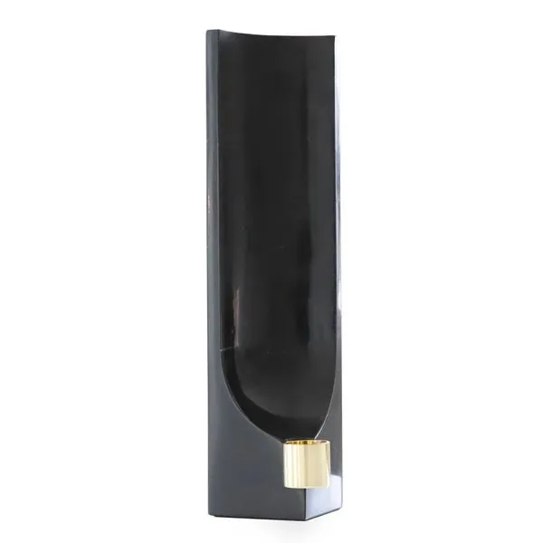 Cooee Design Kerzenleuchter Quarter Candle Black Nero Marquina Marmor
