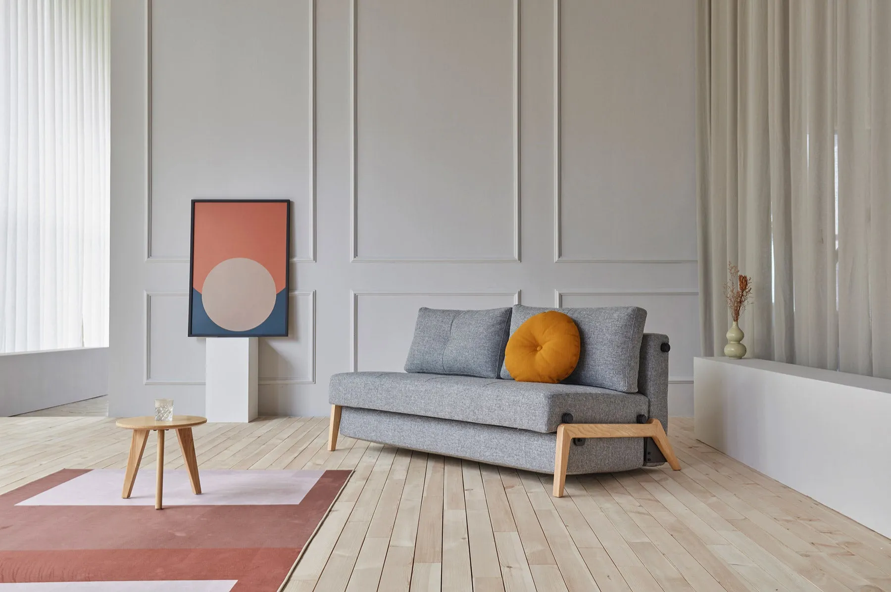 CUBED Schlafsofa aus Eiche, 160 cm