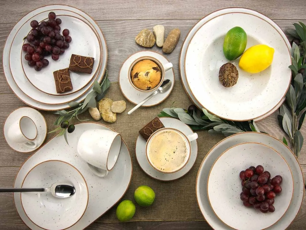 Dipschale Vintage Nature weiß