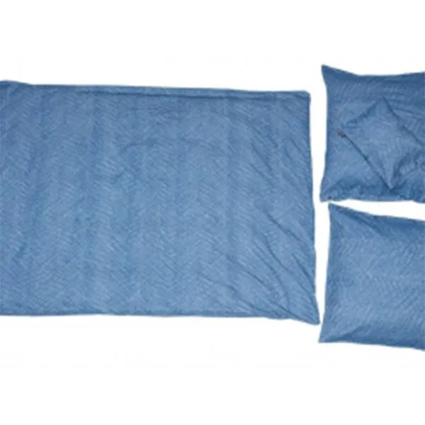 David Fussenegger Bettwäsche David Struktur Jeans Blau