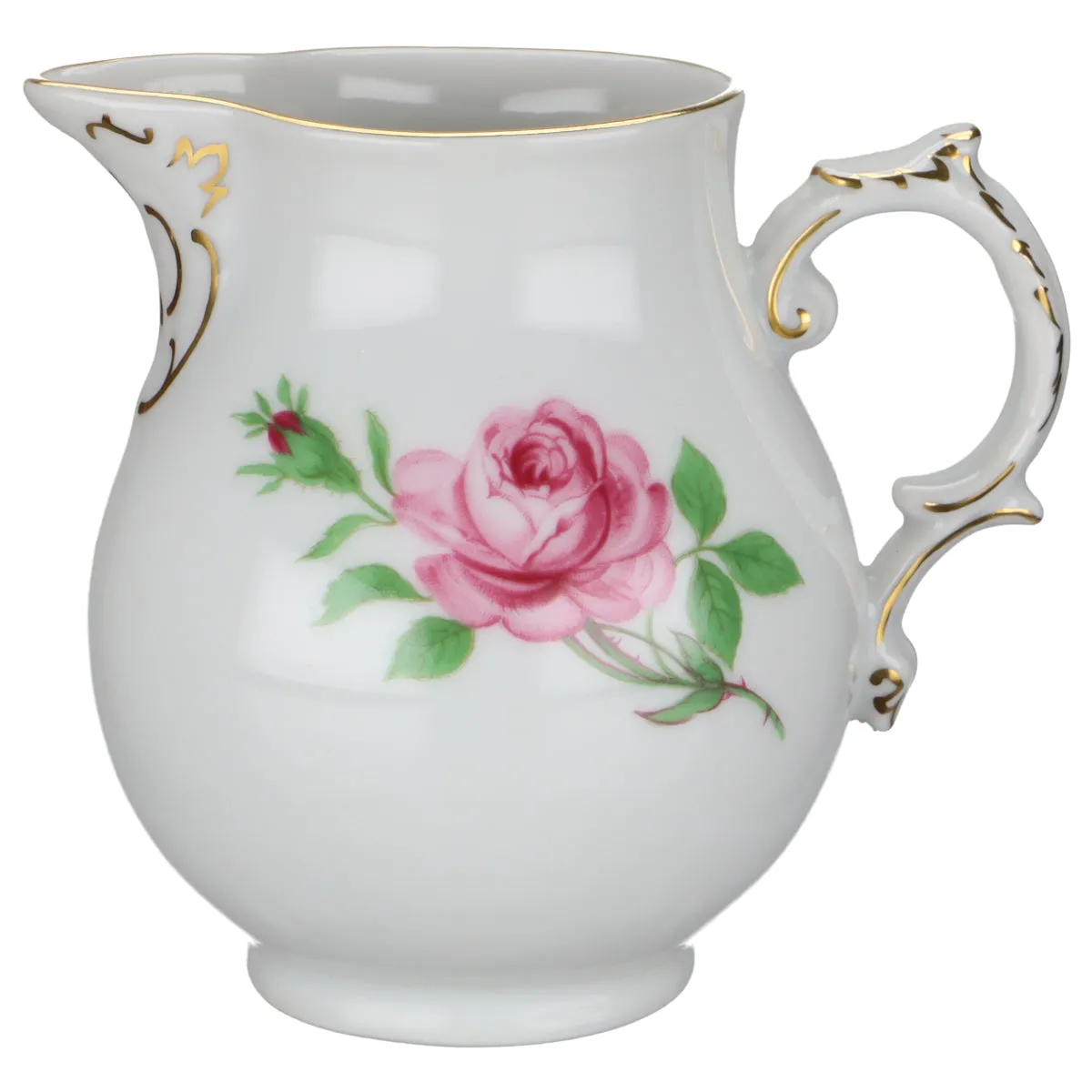 Milchkännchen - Fürstenberg Alt Fürstenberg Rote Rose 02171