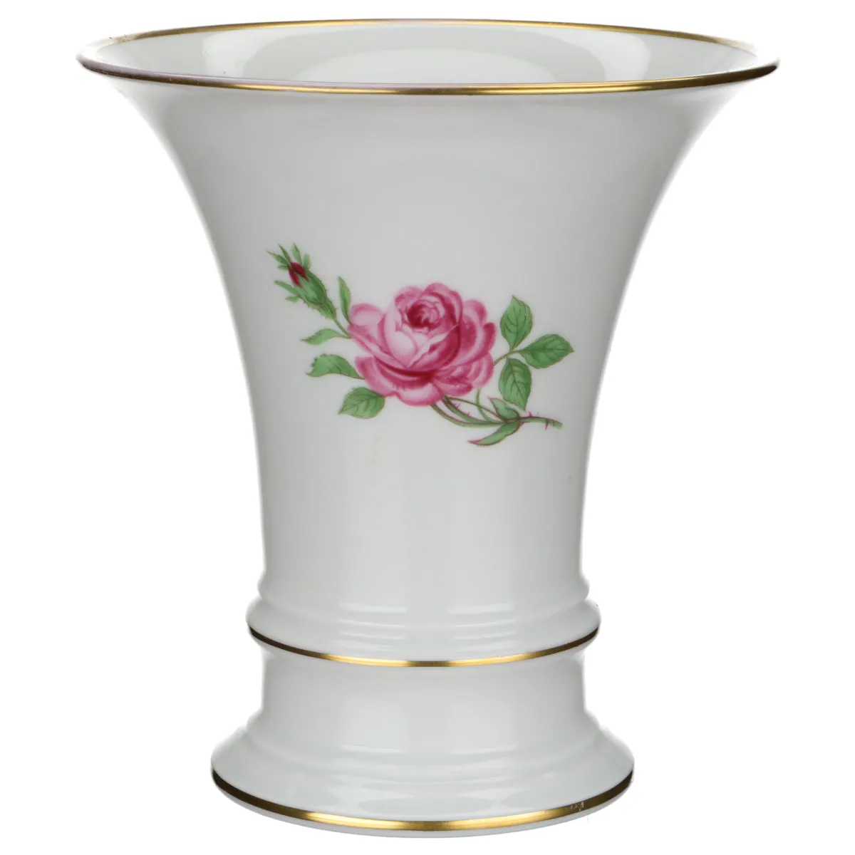 Trichtervase klein - Fürstenberg Alt Fürstenberg Rote Rose 02171