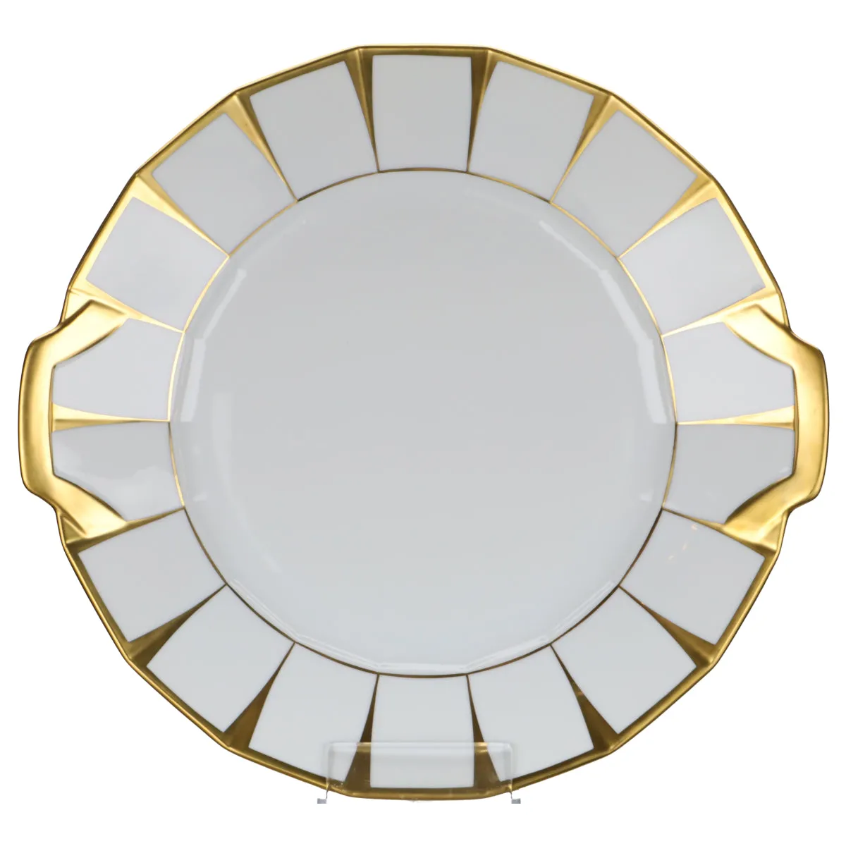 Kuchenplatte mit Griffen - Fürstenberg Grecque Athena