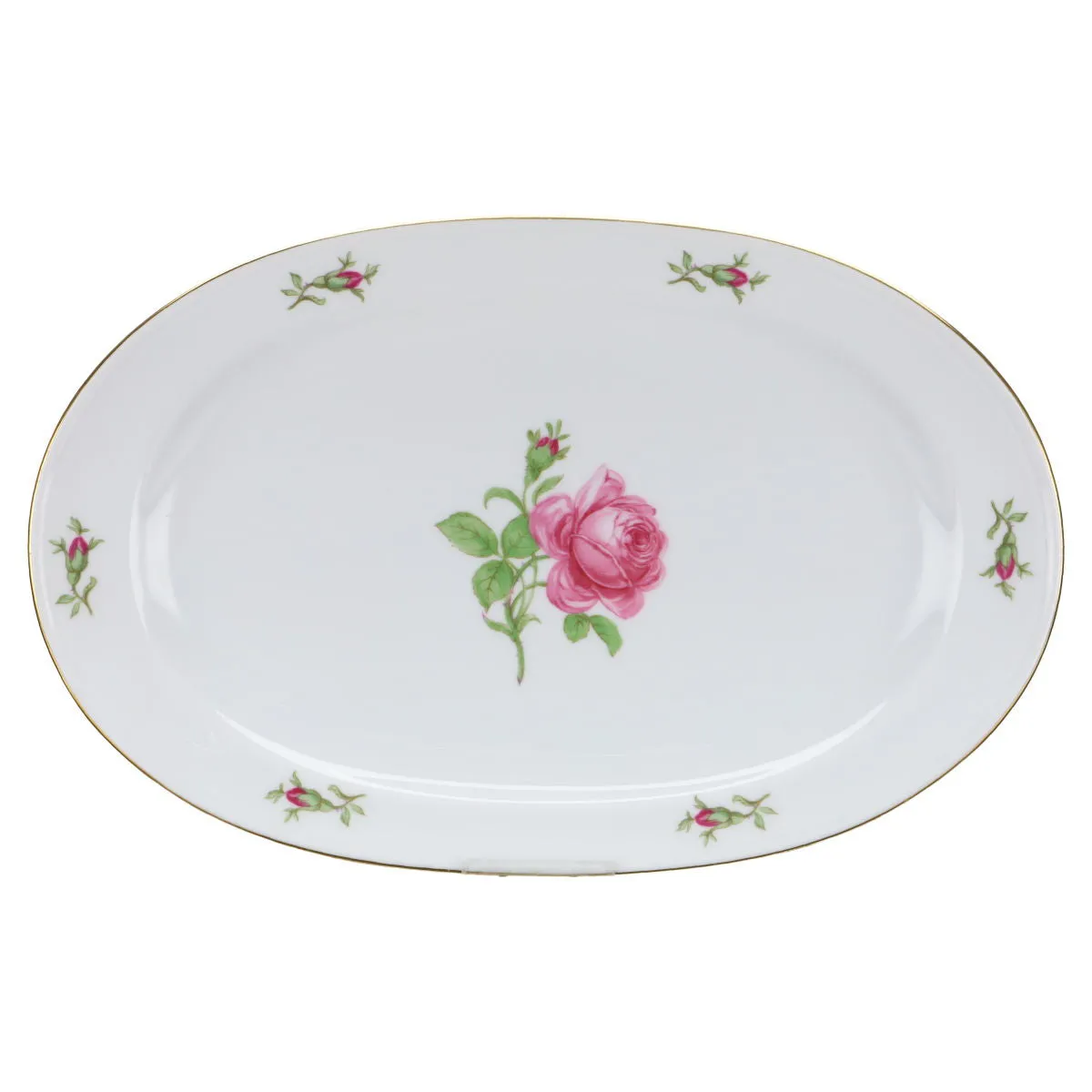 Fleischplatte klein - Fürstenberg Alt Fürstenberg Rote Rose 02171