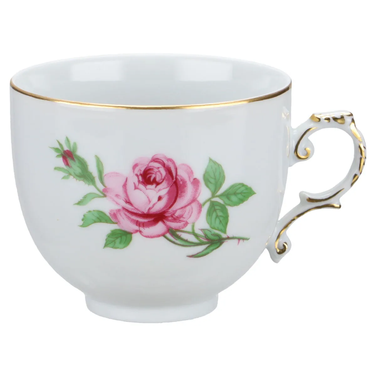 Kaffeetasse - Fürstenberg Alt Fürstenberg Rote Rose 02171