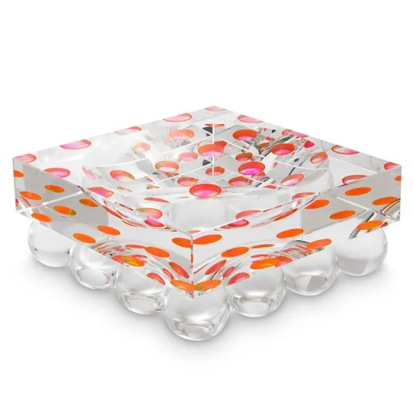 Fundamental Berlin Schale Drops Centerpiece Kristallglas