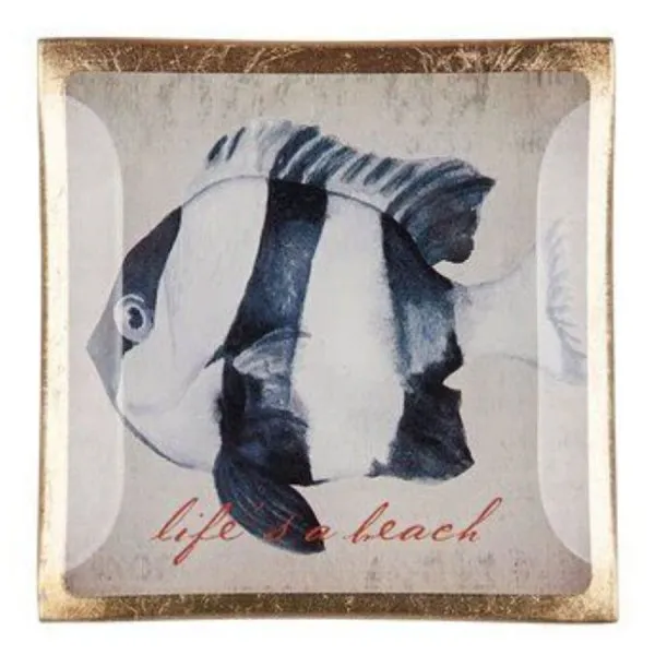 Gift Company Glasteller Love Plates Life´s a Beach (10x10cm)
