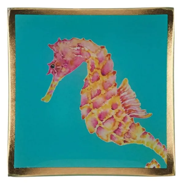 Gift Company Glasteller Love Plates Seepferdchen (10x10cm)