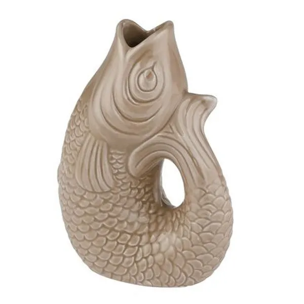 Gift Company Karaffe Vase Fisch Monsieur Carafon Sandstone (12,5cm)