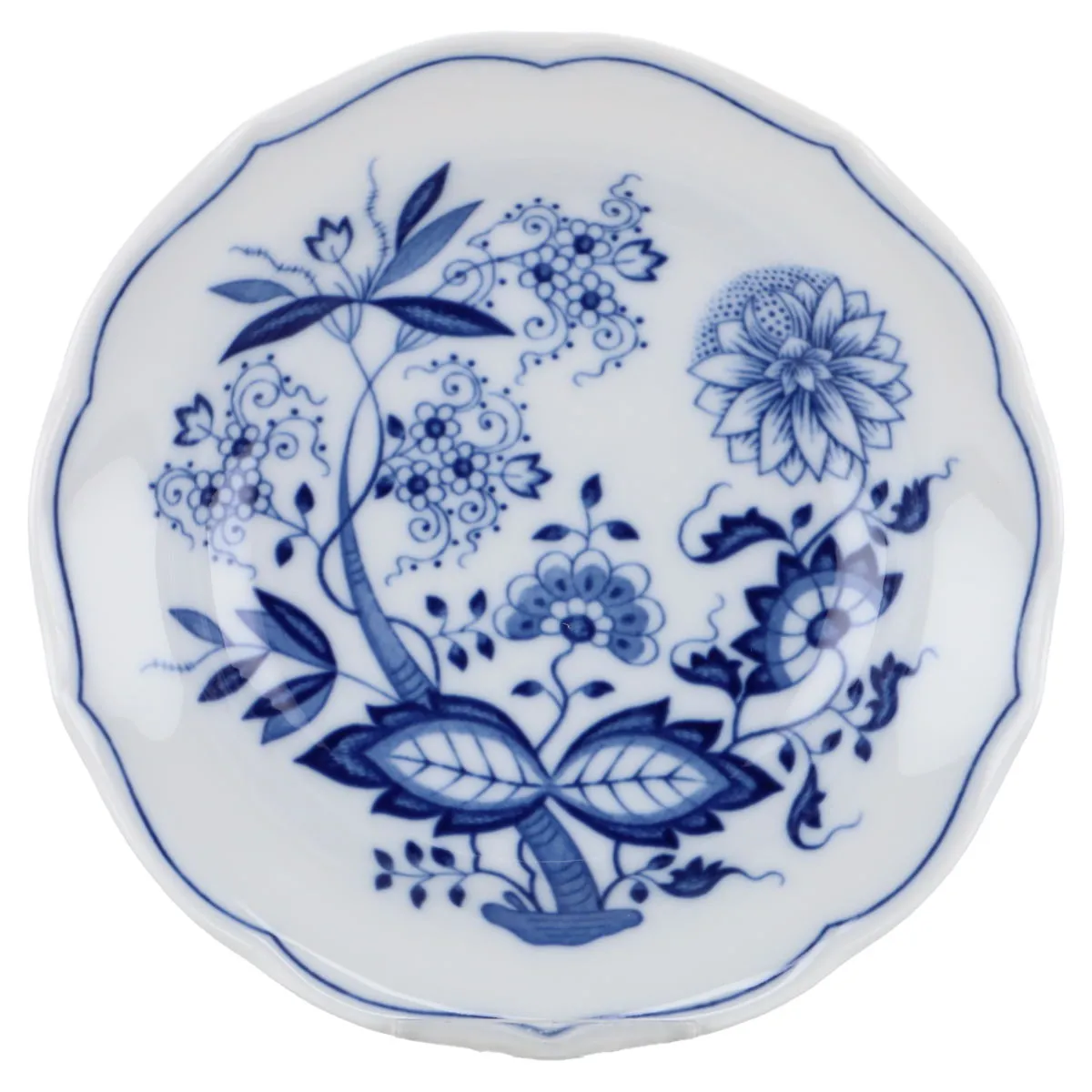 Untertasse für Kaffee Tee ohne Spiegel - Hutschenreuther Maria Theresia Zwiebelmuster II.Wahl