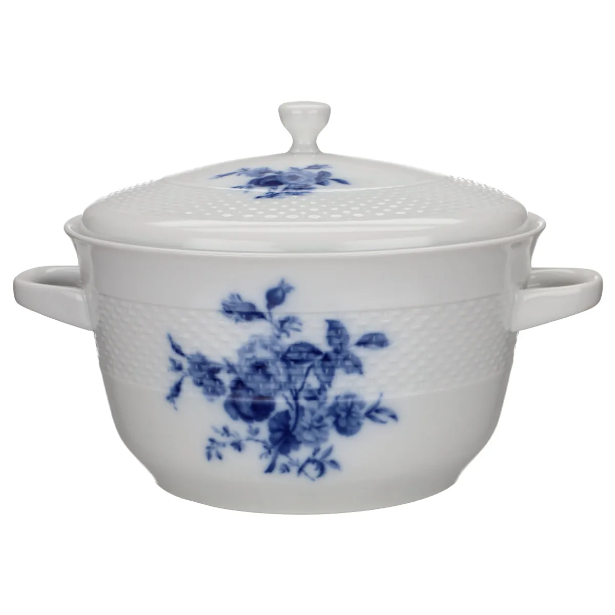 Ragout / Terrine - Hutschenreuther Tradition blaue Rose