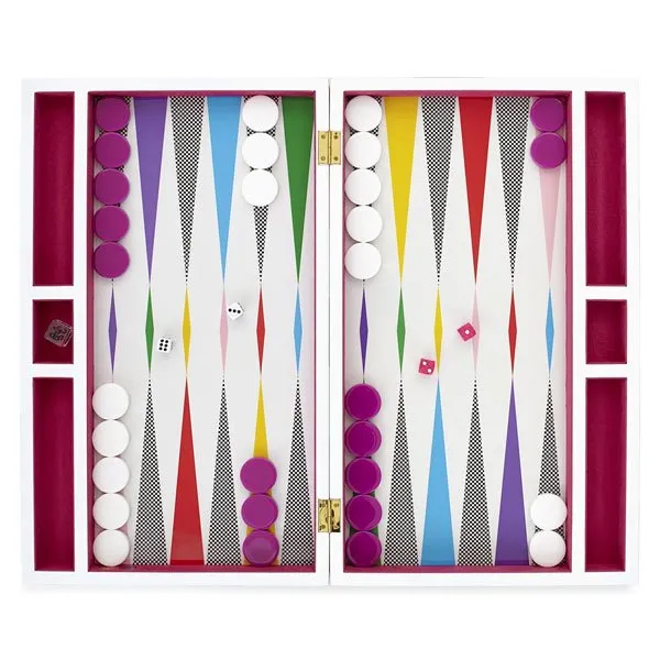 Jonathan Adler Backgammon Set Rainbow