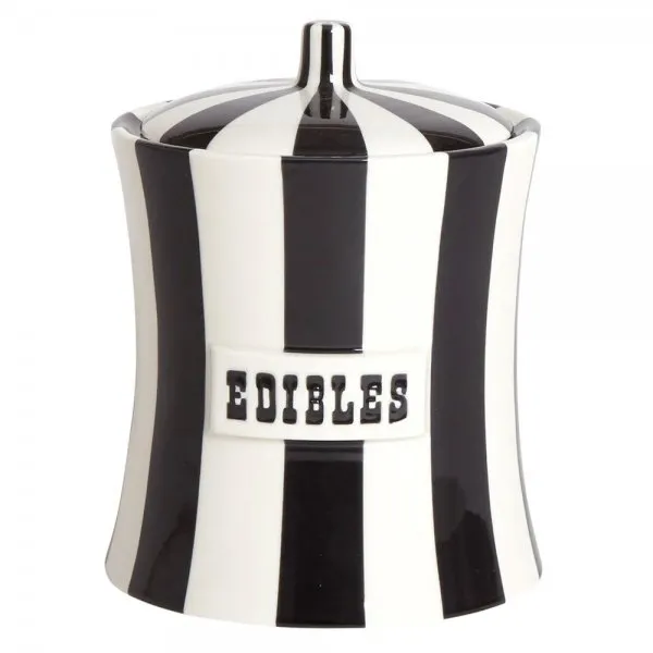 Jonathan Adler Vorratsdose Edibles Schwarz