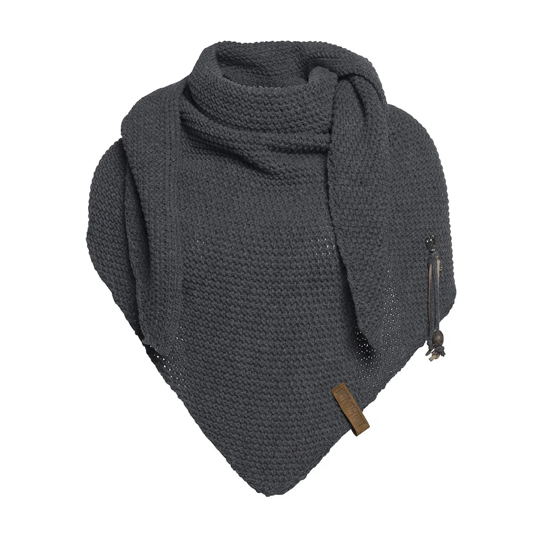 Knit Factory Dreiecksschal COCO, anthrazit