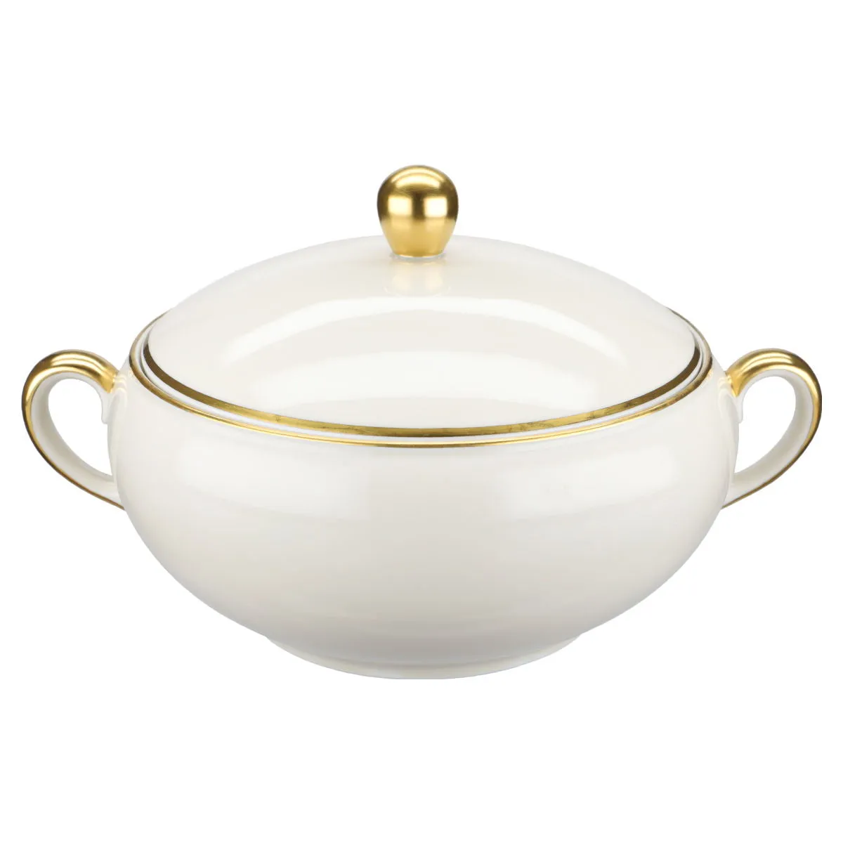 Ragout / Terrine - Fürstenberg Form 650 Goldrand 0456