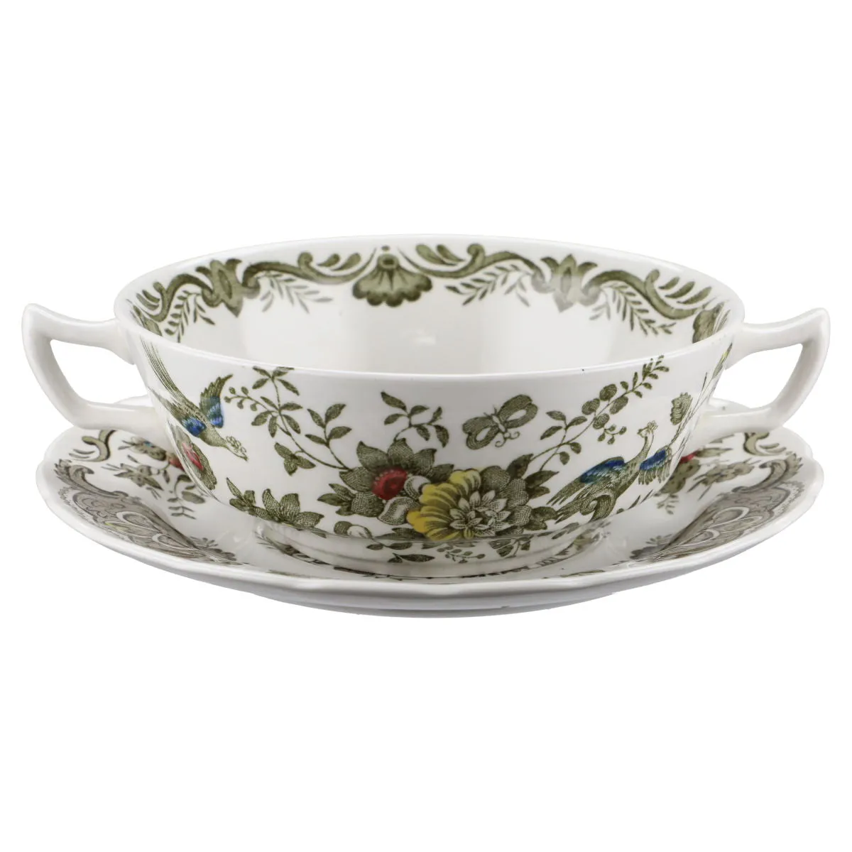 Suppentasse mit Untere - Ridgway Windsor grün