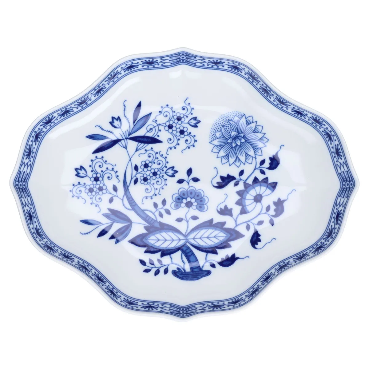 Beilagenschale Salinoschale groß - Hutschenreuther Maria Theresia Zwiebelmuster I.Wahl