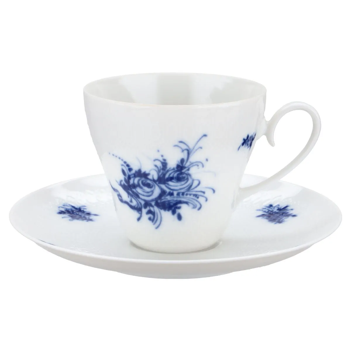 Kaffeetasse mit Untere klein - Rosenthal Romanze in Blau