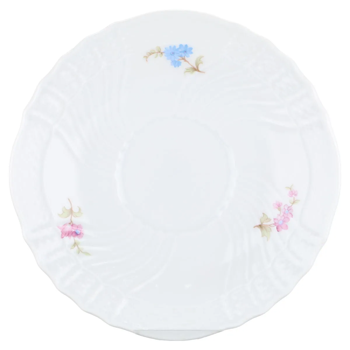 Untertasse für Tee - Richard Ginori Vecchio Blumenbouquet
