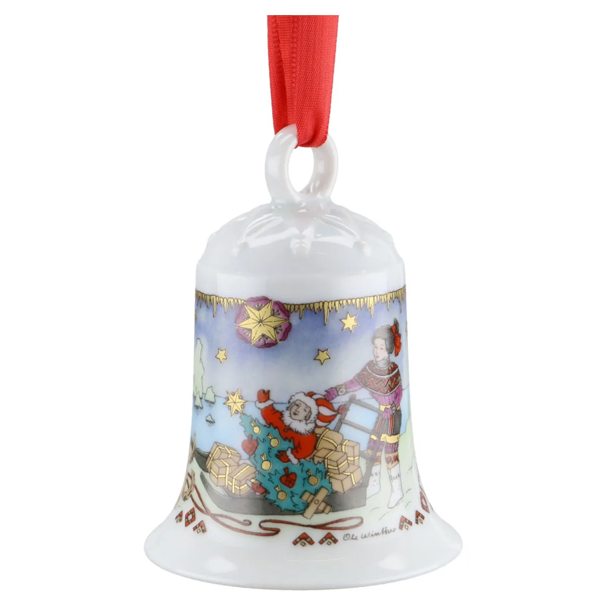 1991 - Nordpol - Hutschenreuther Weihnachtsartikel Weihnachtsglocken mit OVP