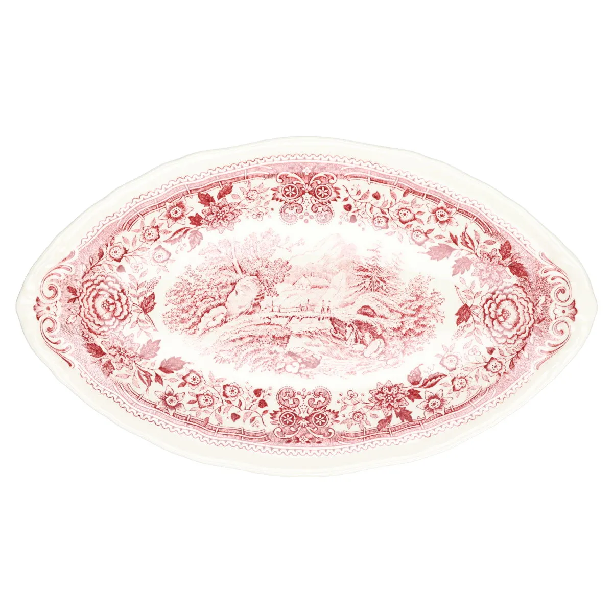 Beilagenschale oval klein - Villeroy & Boch Burgenland rot