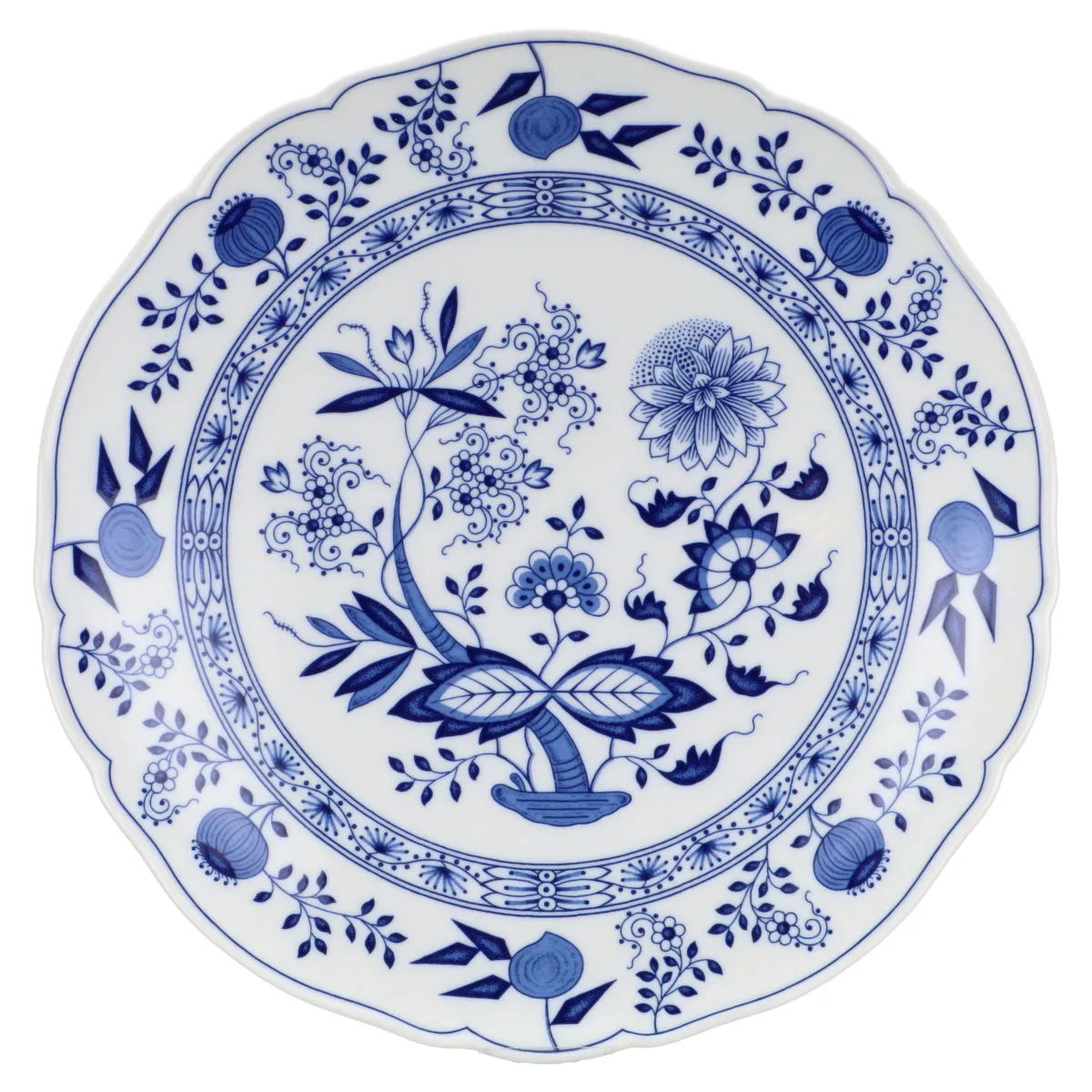 Tortenplatte - Hutschenreuther Maria Theresia Zwiebelmuster I.Wahl