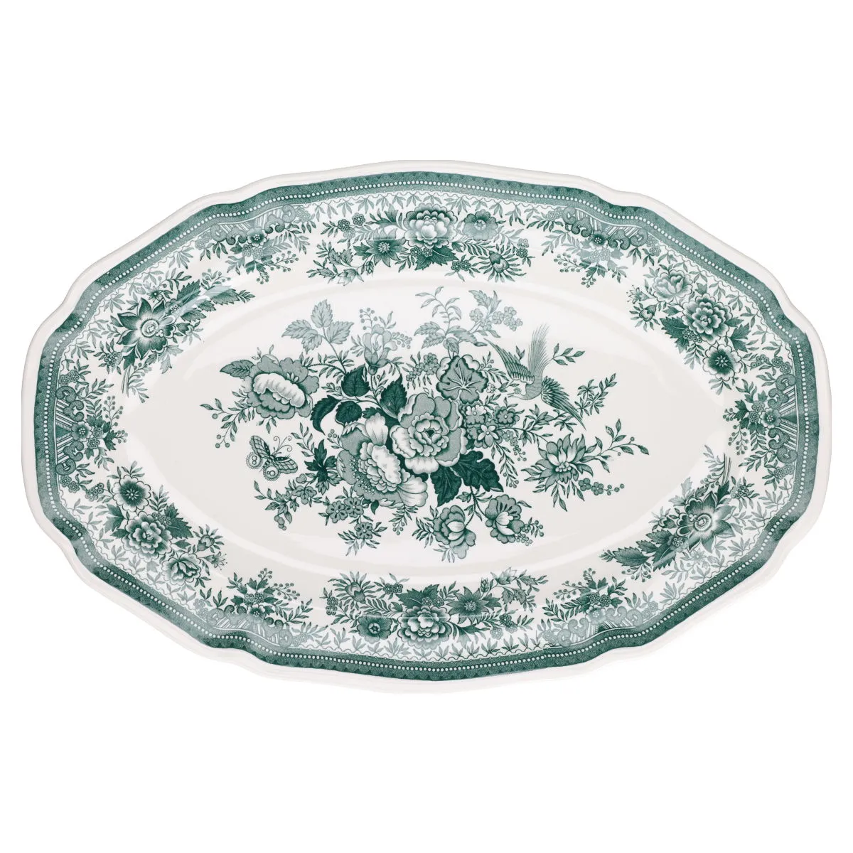 Fleischplatte maxi - Villeroy & Boch Fasan grün