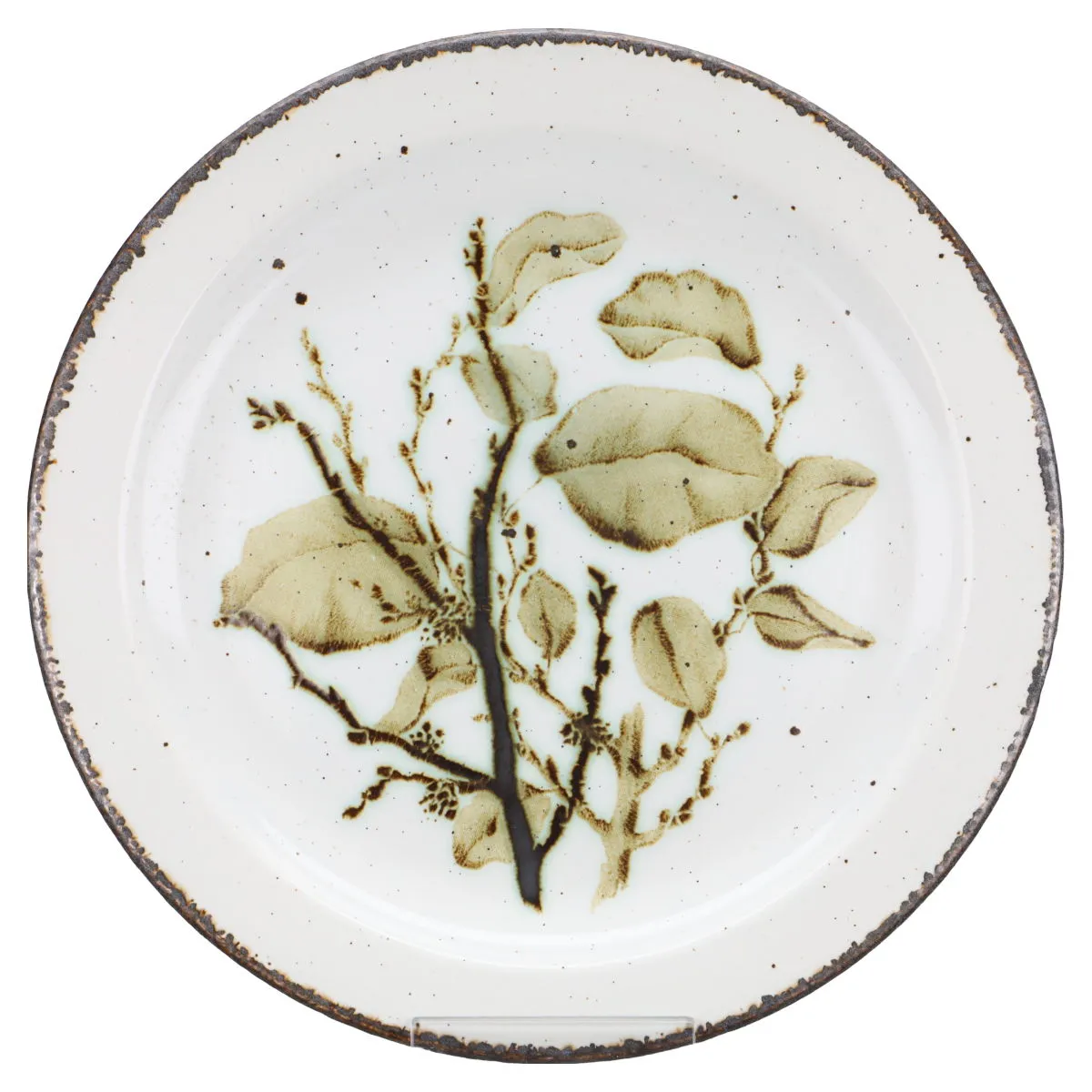 Kuchenteller - Midwinter Stonehenge Green Leaves