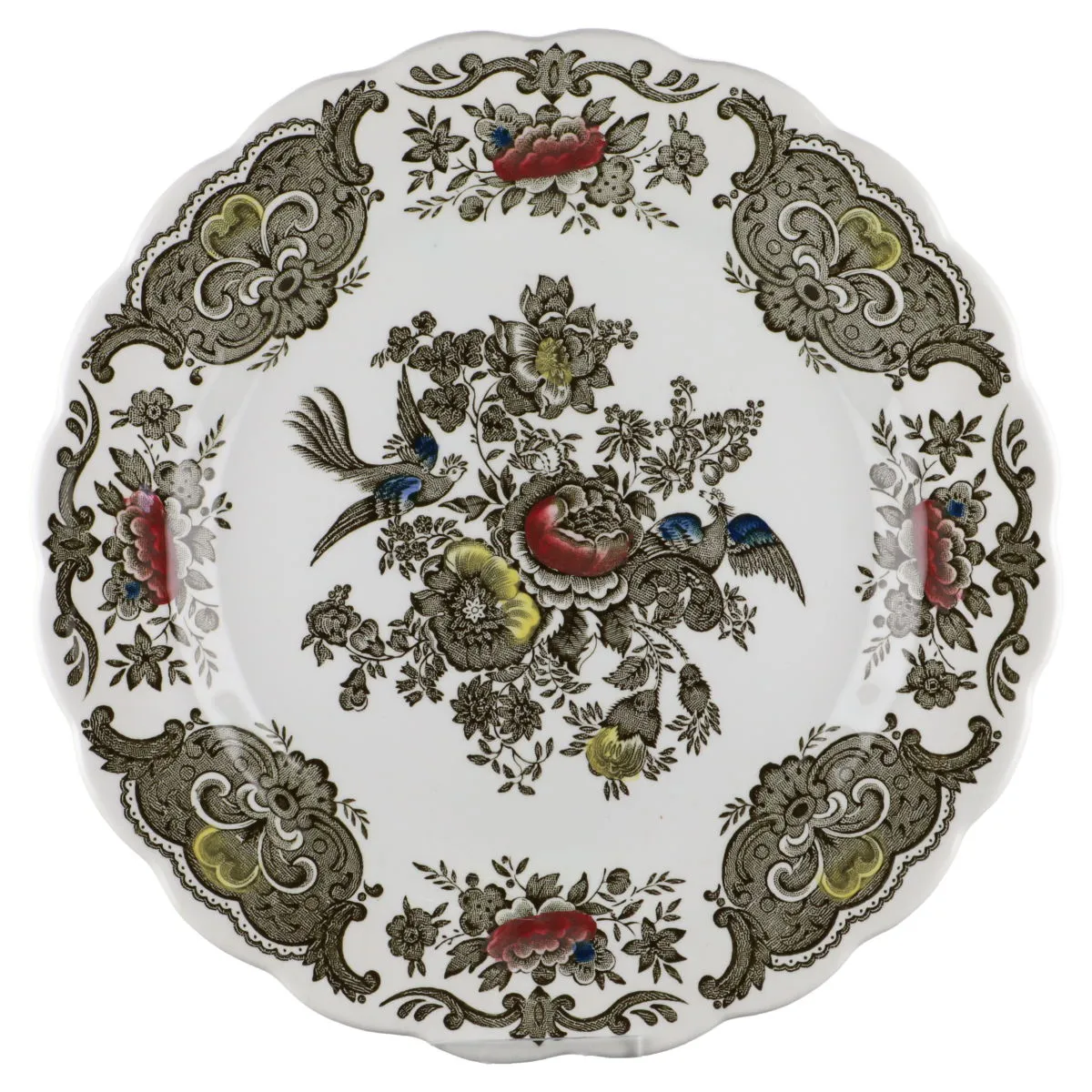 Kuchenteller - Ridgway Windsor grün