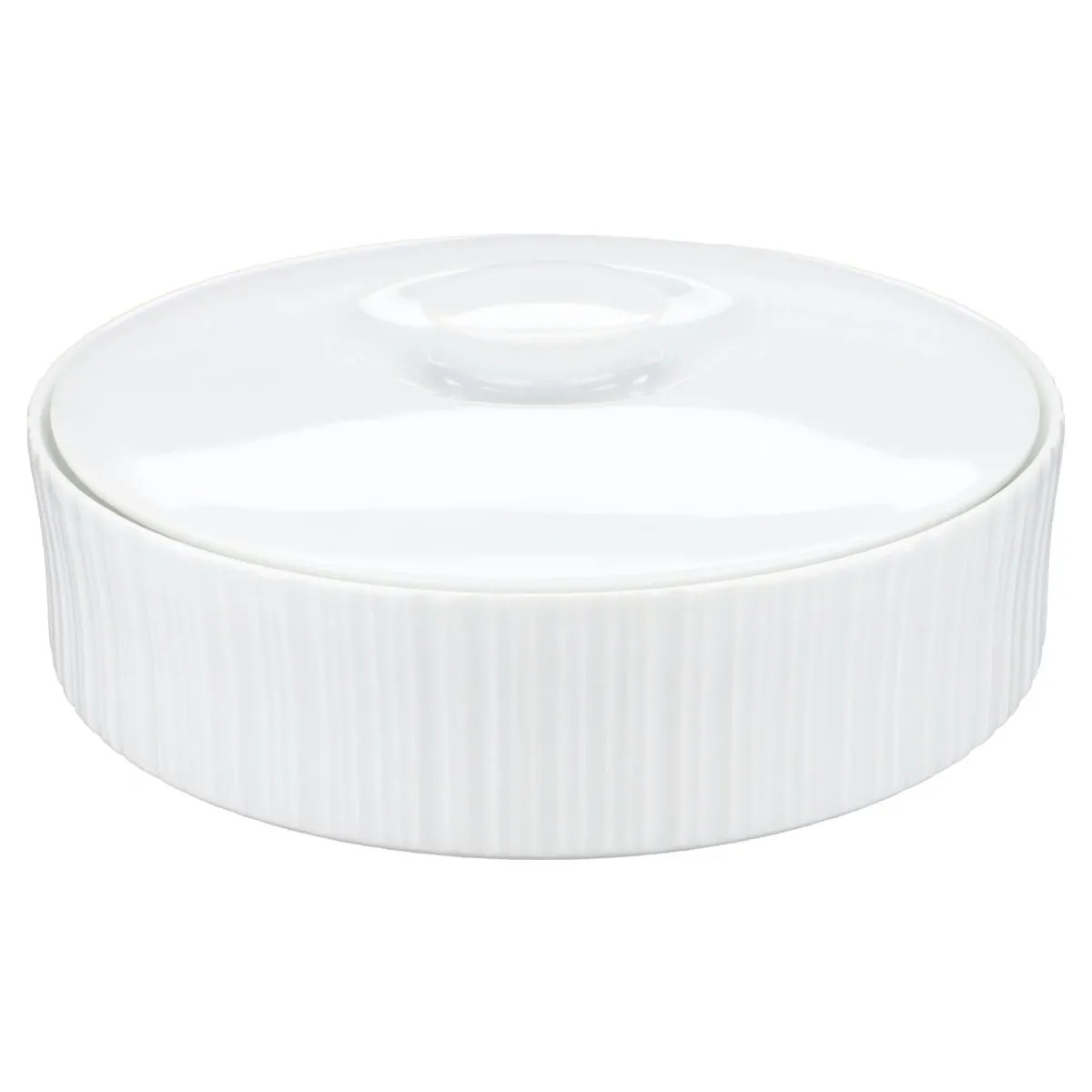 Ragout / Terrine - Rosenthal Variation weiß / schwarz