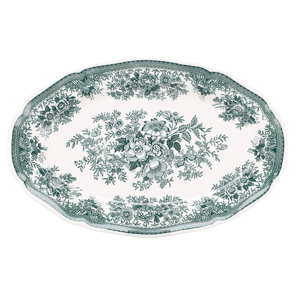 Fleischplatte groß - Villeroy & Boch Fasan grün