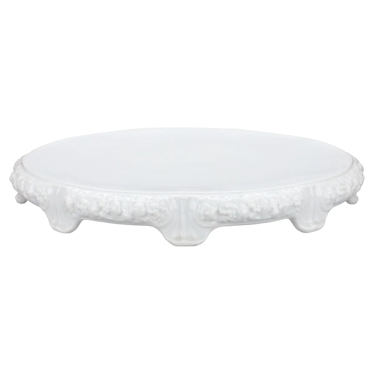 Tortenplatte auf 9 Füssen - Rosenthal Maria weiß - I.Wahl