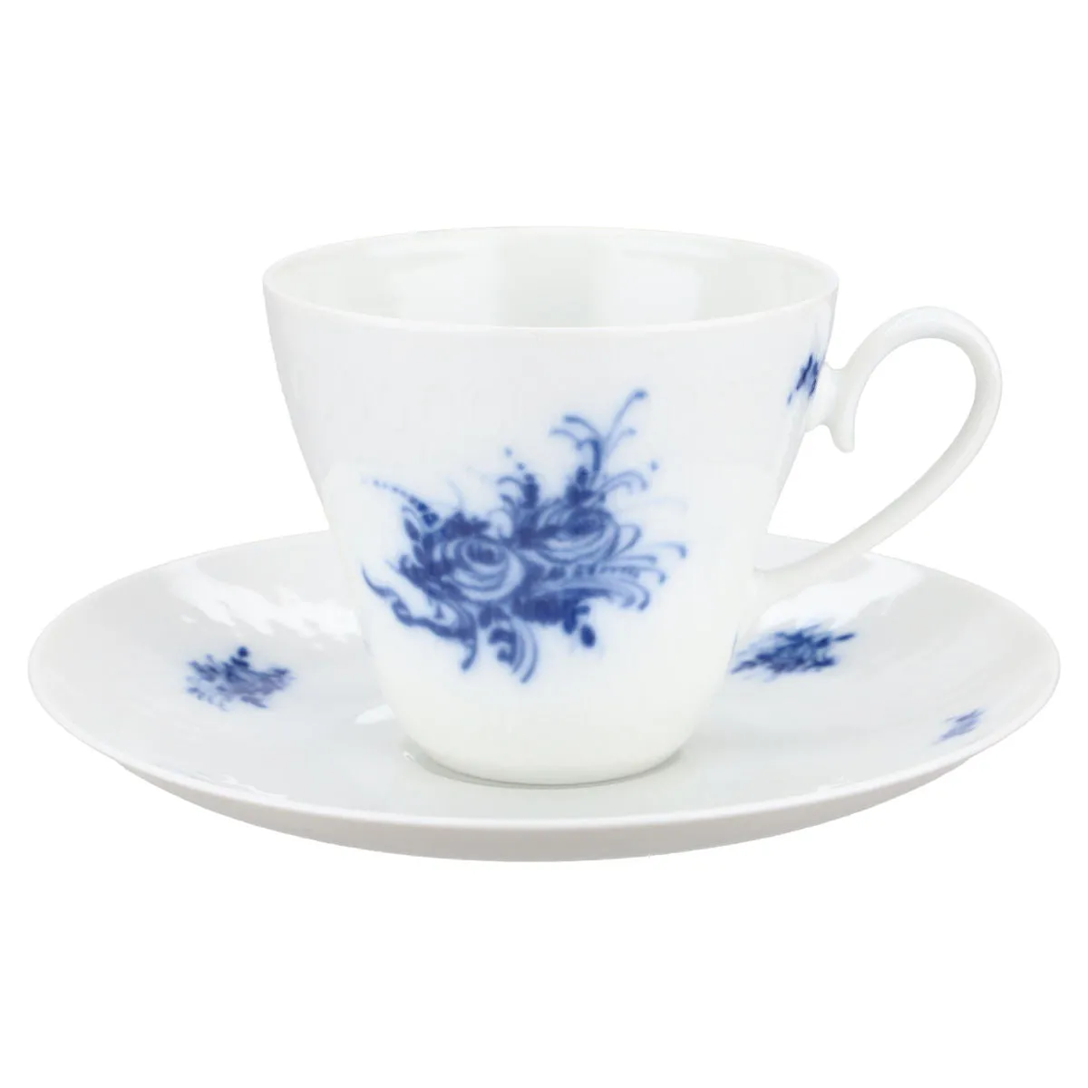 Kaffeetasse mit Untere groß - Rosenthal Romanze in Blau