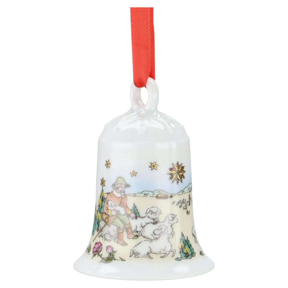 Weihnachtsglocke 1993 - Auf der Heide - Hutschenreuther Weihnachtsartikel Weihnachtsglocken mit OVP