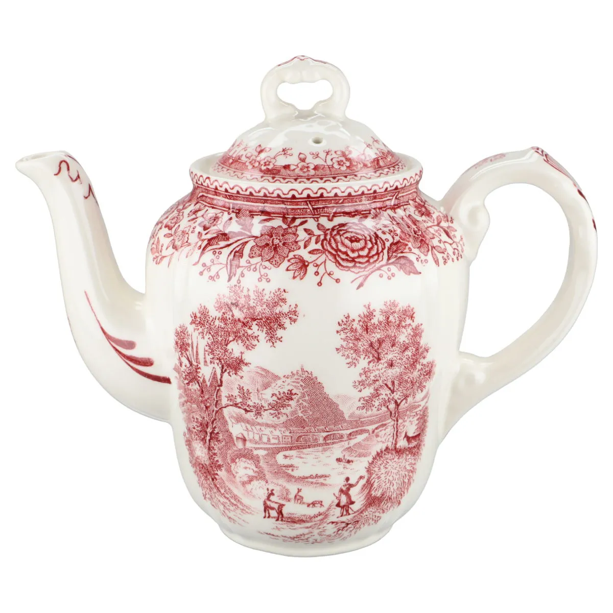 Minikaffeekanne bzw. Portionskännchen - Villeroy & Boch Burgenland rot