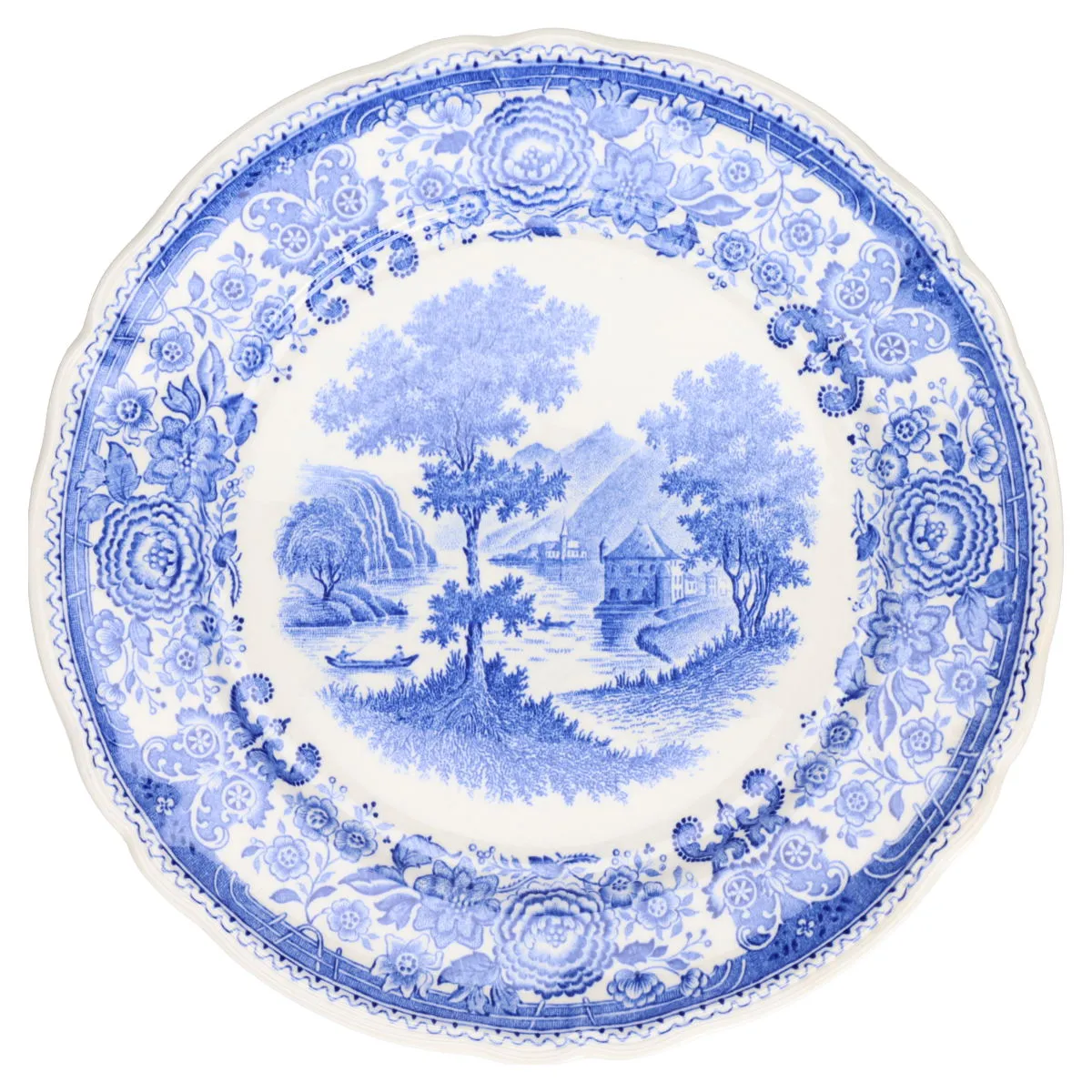 Kuchenteller altes Modell - Villeroy & Boch Burgenland blau