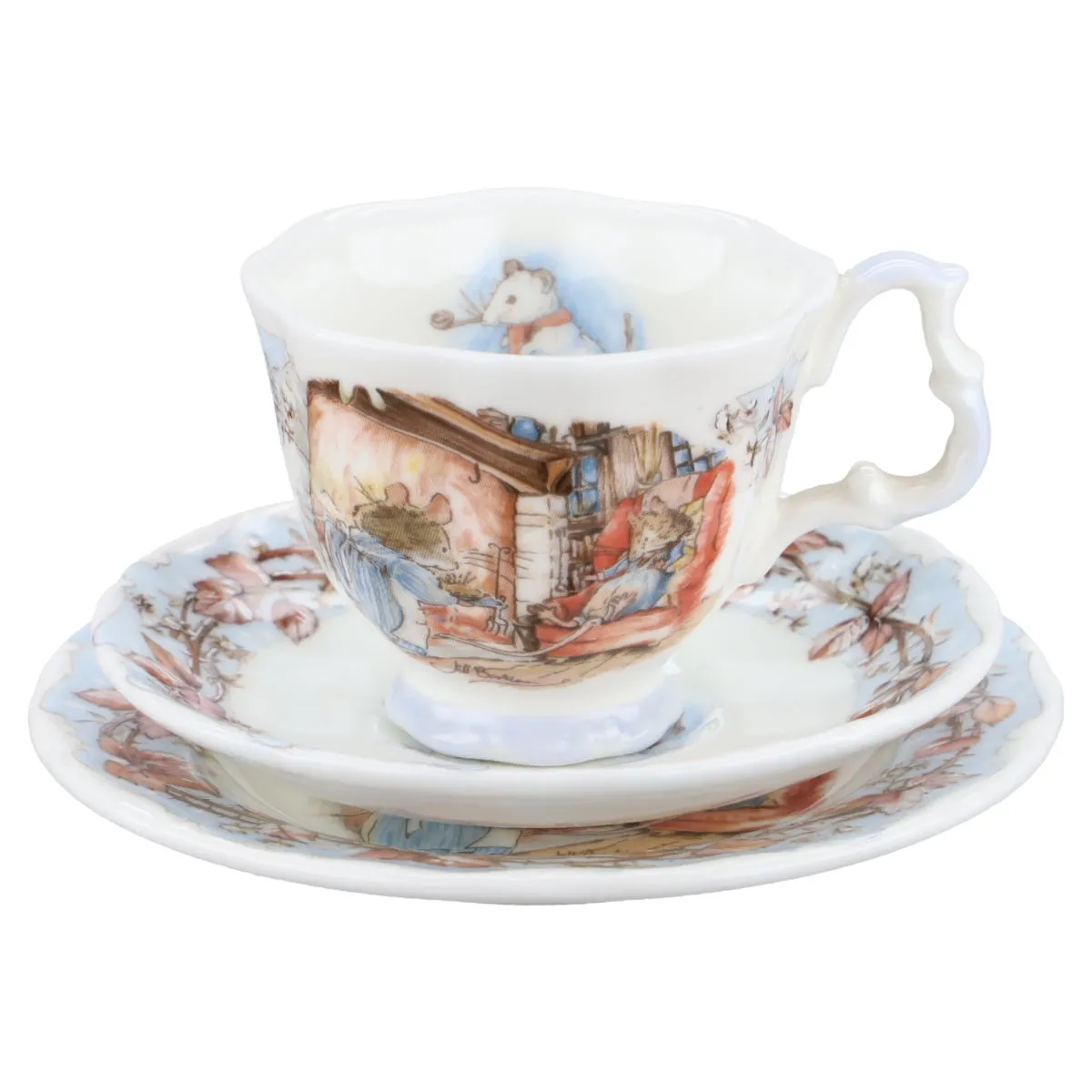 Miniaturgedeck 3-teilig - Winter - Royal Doulton Brambly Hedge