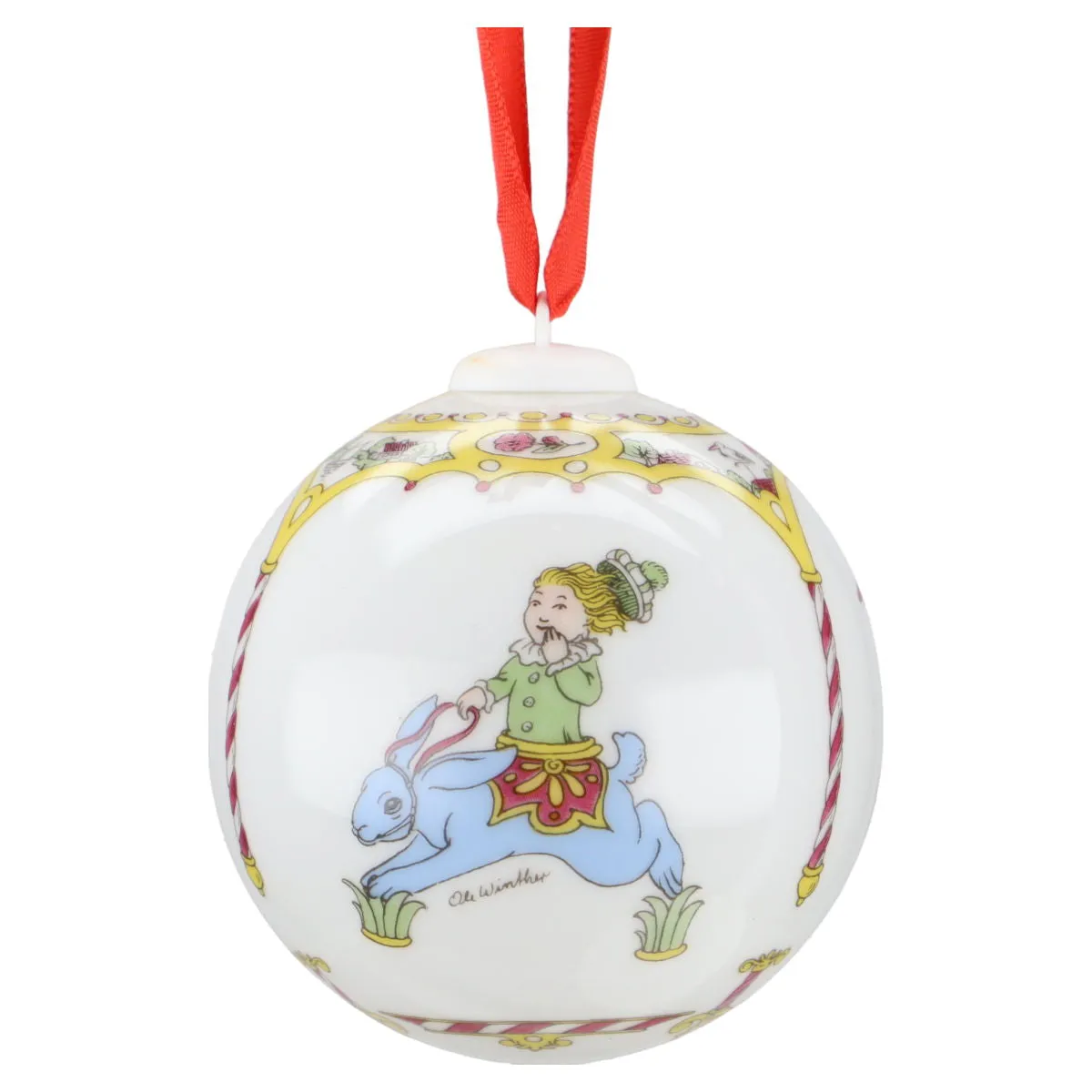 Weihnachtskugel 1988 - Kinderkarussell - Hutschenreuther Weihnachtsartikel Weihnachtskugeln mit OVP