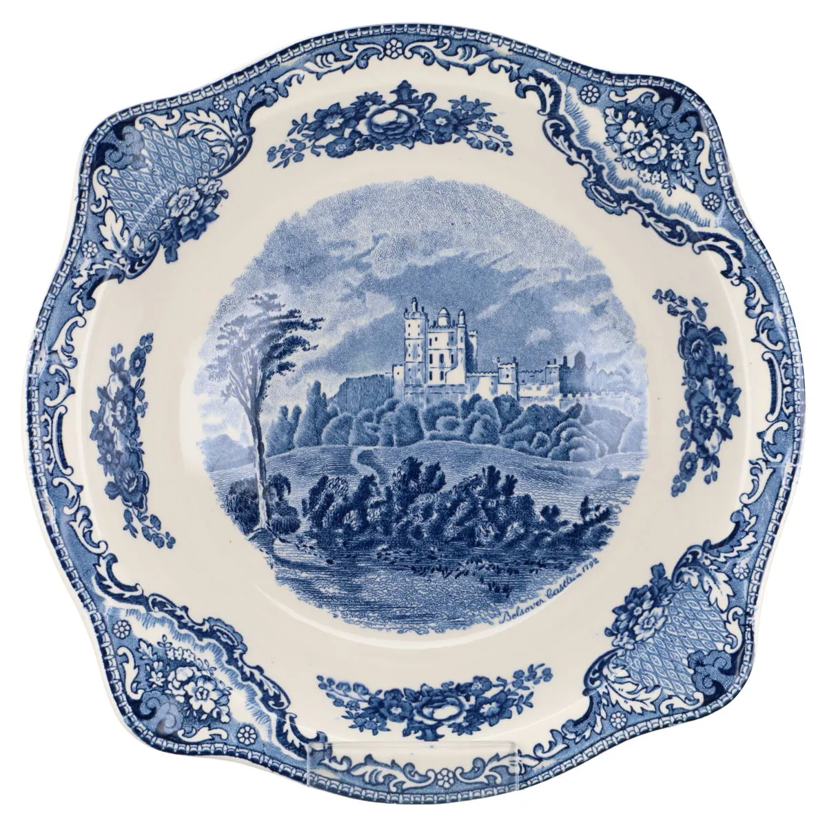 Schüssel mittelgroß - Johnson Bros Old Britain Castles blau