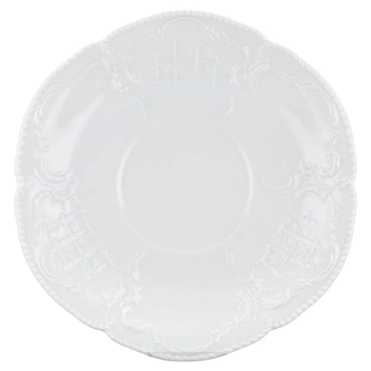 Untertasse für Suppen - Rosenthal Sanssouci weiß Unifarben