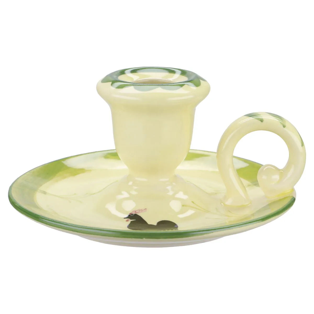 Kerzenleuchter mit Teller - Zeller Keramik Hahn & Henne