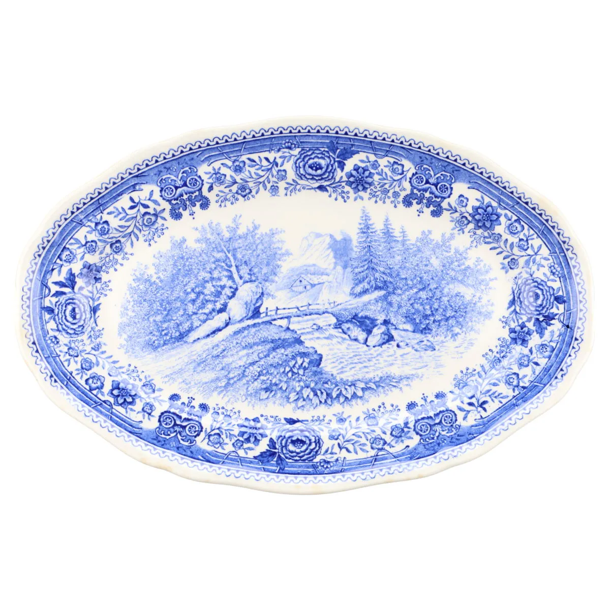 Fleischplatte mini Beilagenplatte - Villeroy & Boch Burgenland blau